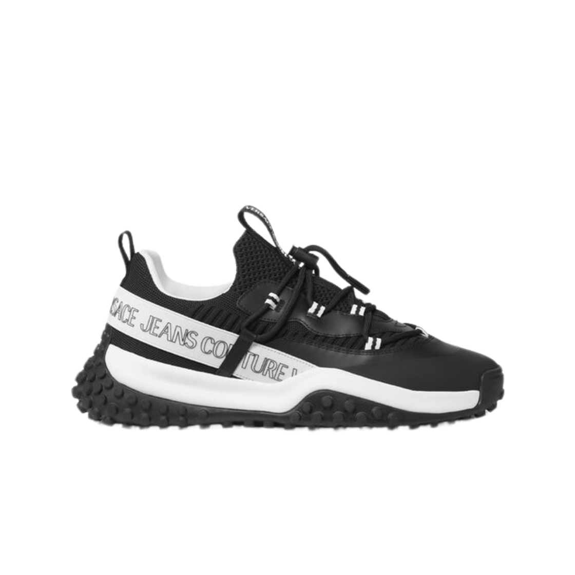 베르사체 로고 하이버 스니커즈 블랙(Versace Logo Hyber Sneakers Black)