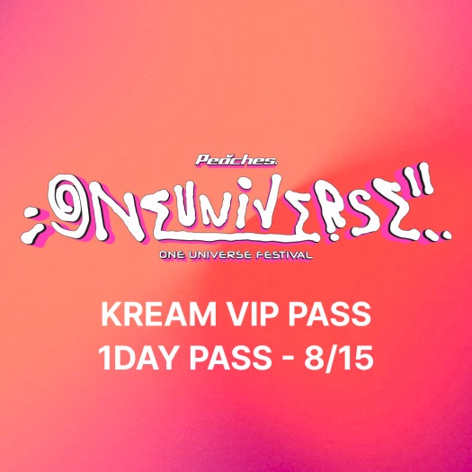 OUF25KP01 ONE UNIVERSE FESTIVAL 2025 KREAM VIP PASS (1 DAY PASS -  8/15)