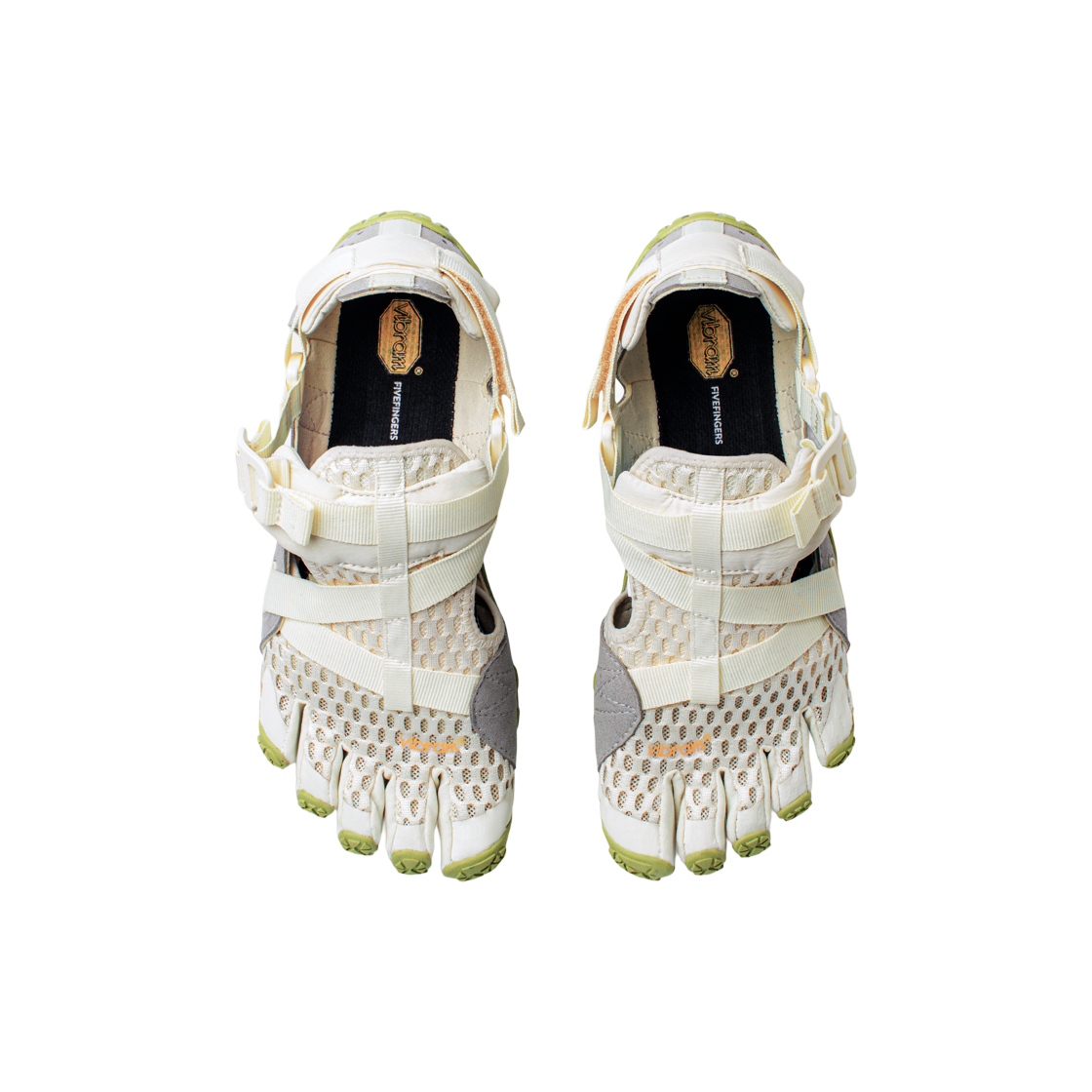 (W) 비브람 파이브핑거스 브리즈샌달 아이보리 그린((W) Vibram Fivefingers Breezandal Ivory Green) - 2