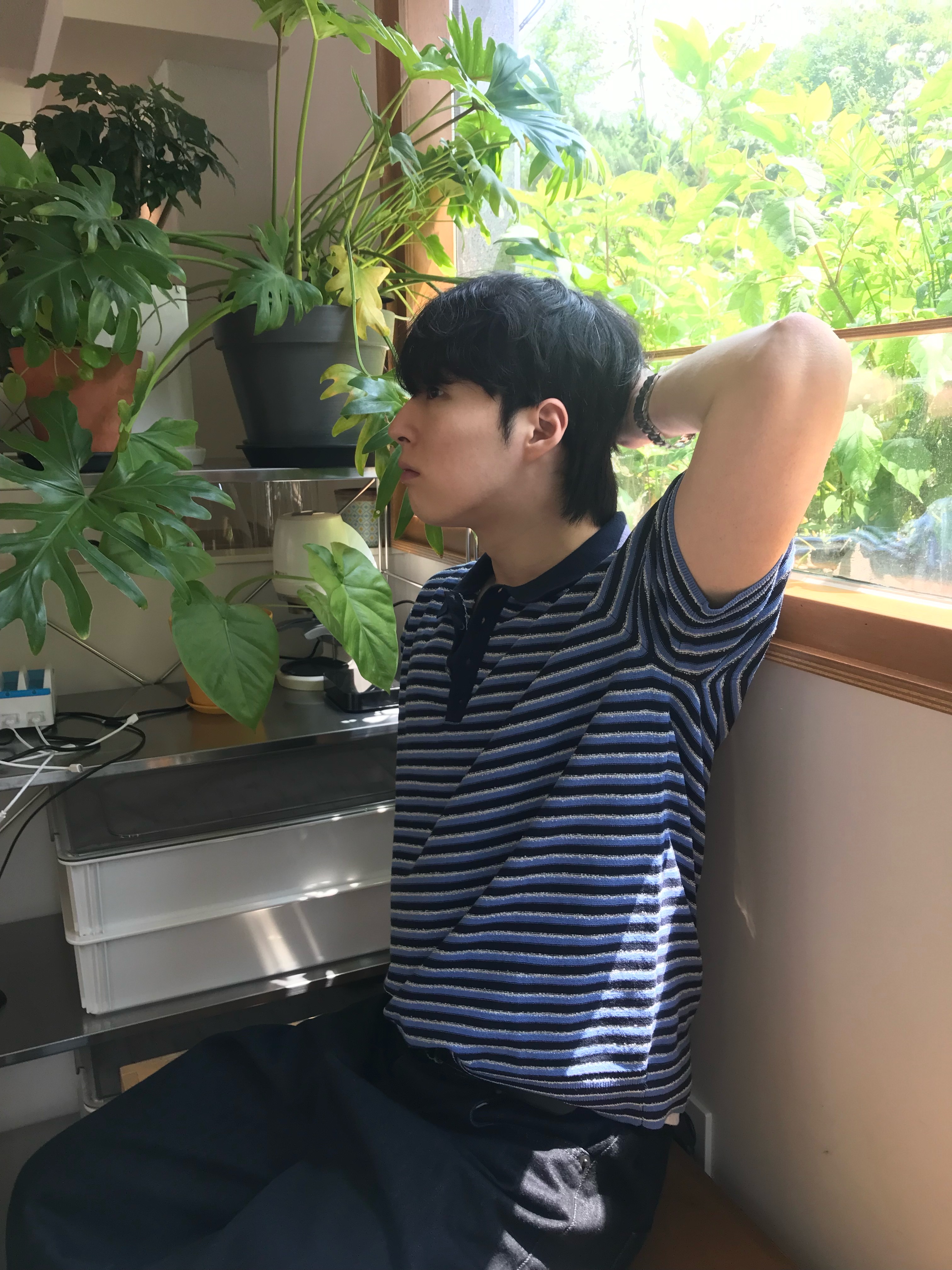 Kinchi Shower - 808 (a) Black 착용 스타일 - 6
