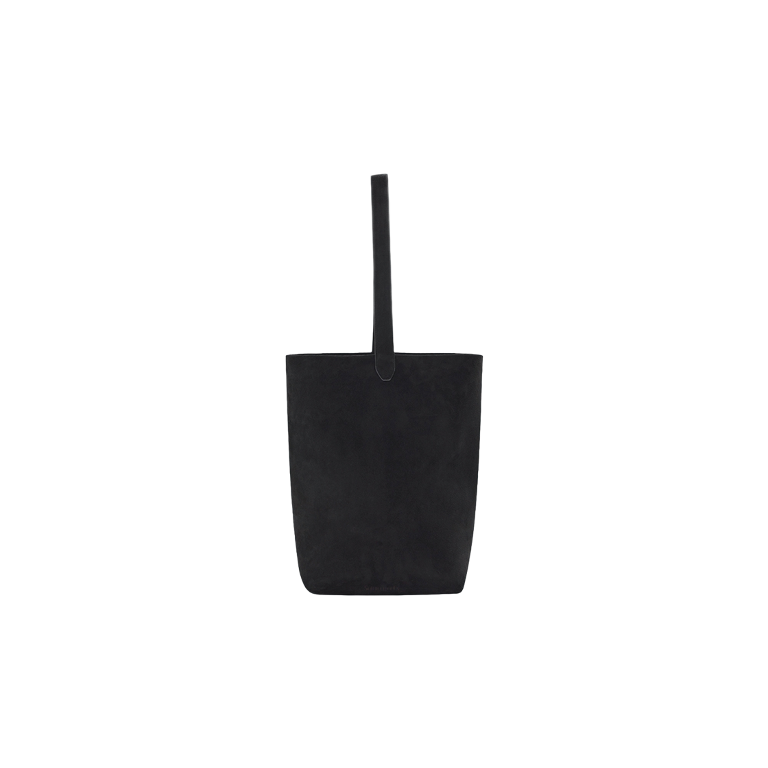 2502UBGBK0 STU Suede Shoulder Bag Black - 대표 이미지 #1