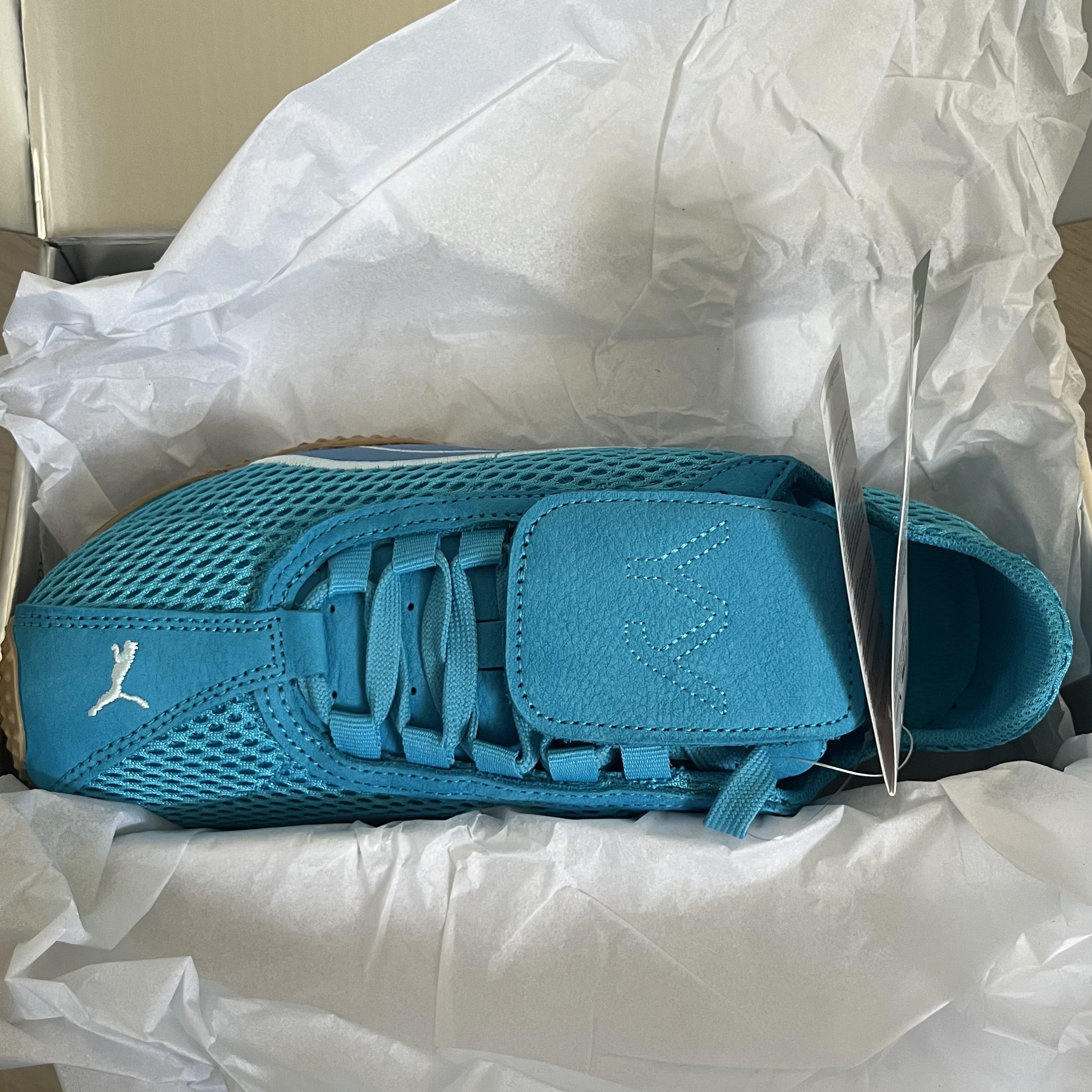 Puma x Open Yy H-street Hyperlink Blue 착용 스타일