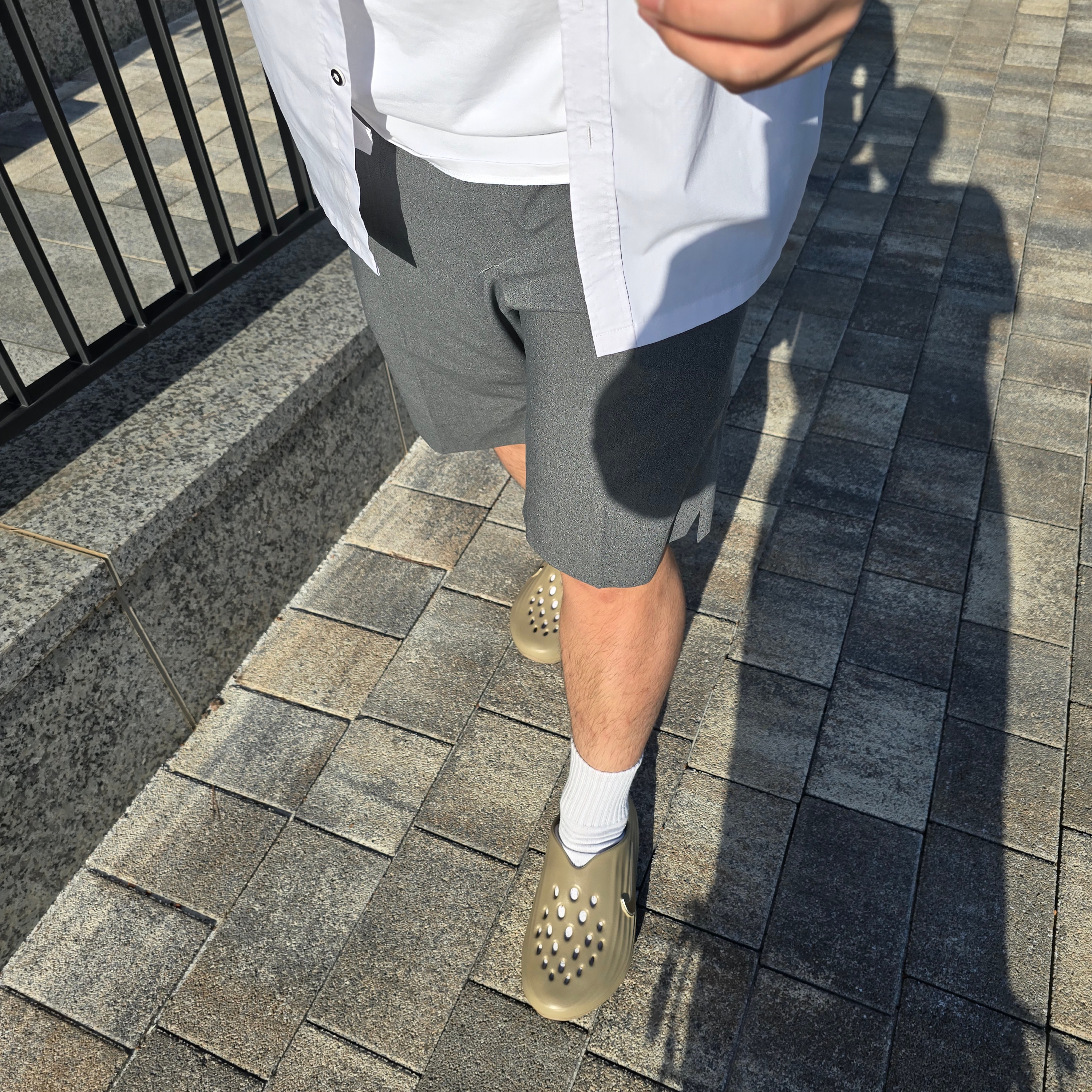 Nike ReactX Rejuven8 Khaki 착용 스타일 - 2