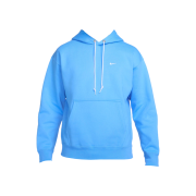 Nike Solo Swoosh Fleece Pullover Hoodie University Blue White - Asia