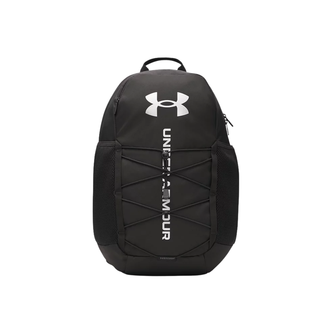 언더아머 UA 허슬 스포츠 6.0 백팩 블랙 메탈릭 실버(Under Armour UA Hustle Sport 6.0 Backpack Black Metallic Silver)
