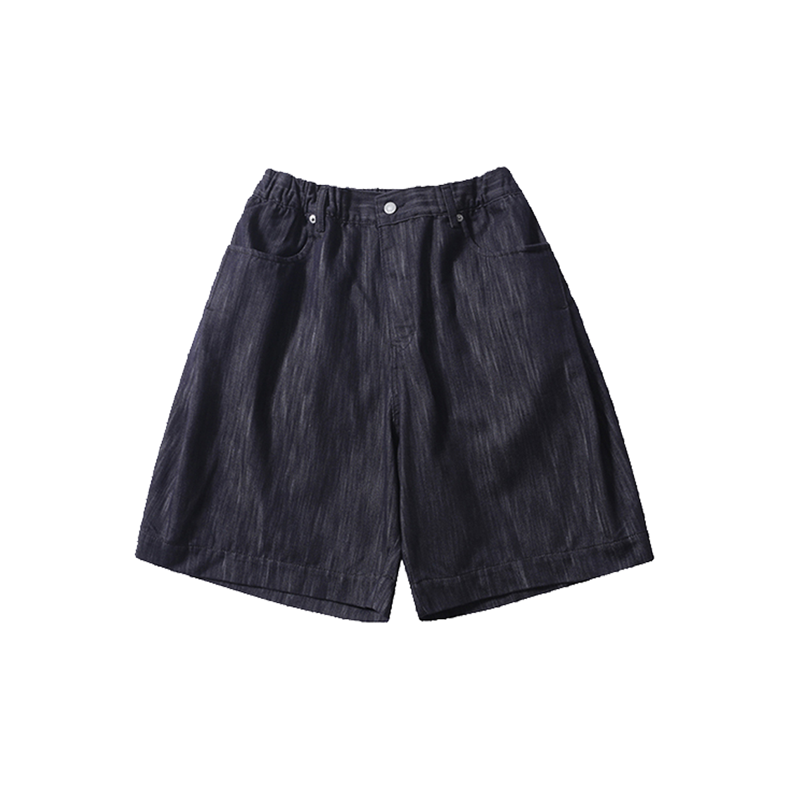 BAL069 Ballute Venice Side Tuck Denim Shorts Non Fade Indigo