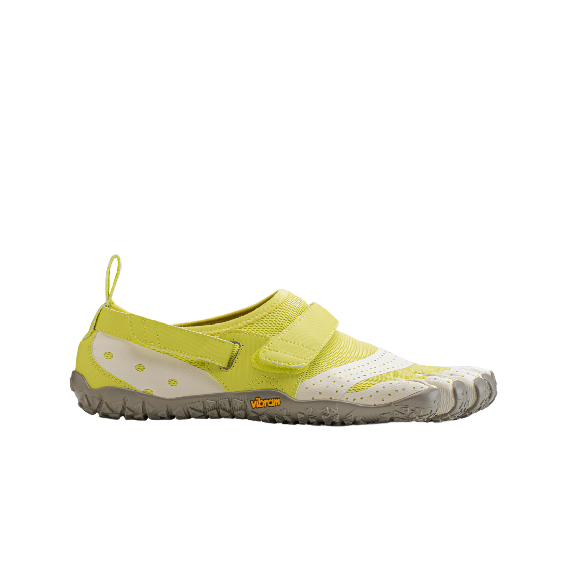 (W) 비브람 파이브핑거스 V 아쿠아 라임 그린 아이보리 그레이((W) Vibram Fivefingers V-Aqua Lime Green Ivory Grey)