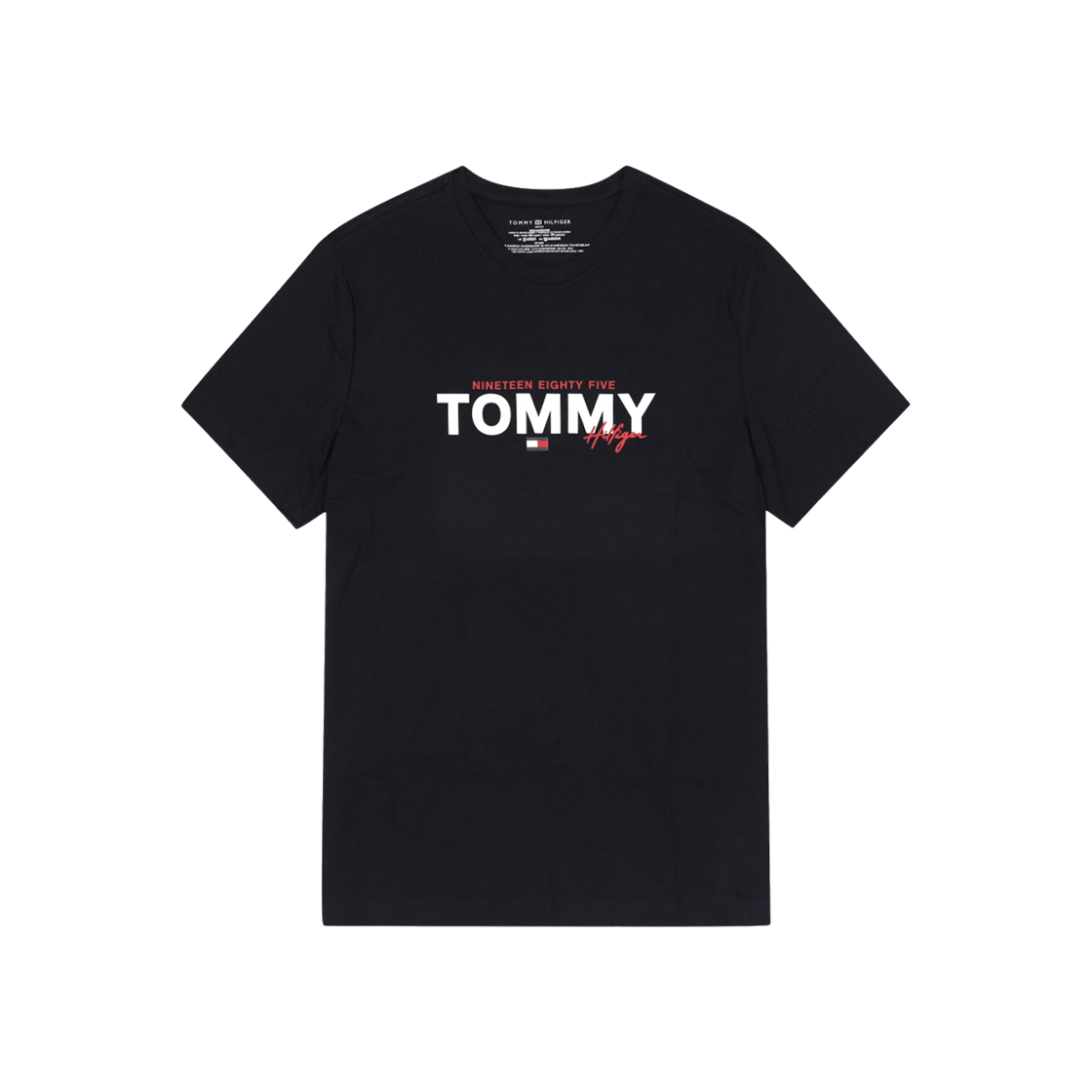 타미 힐피거 로고 티셔츠 네이비(Tommy Hilfiger Logo T-Shirt Navy)