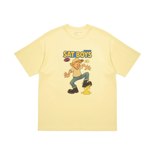 2502MSTYE(2) STU Sat Boys T-shirt Yellow