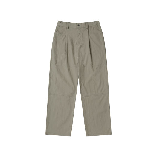 CWPAM25343BED Customellow One Tuck Double Knee Pants Dark Beige