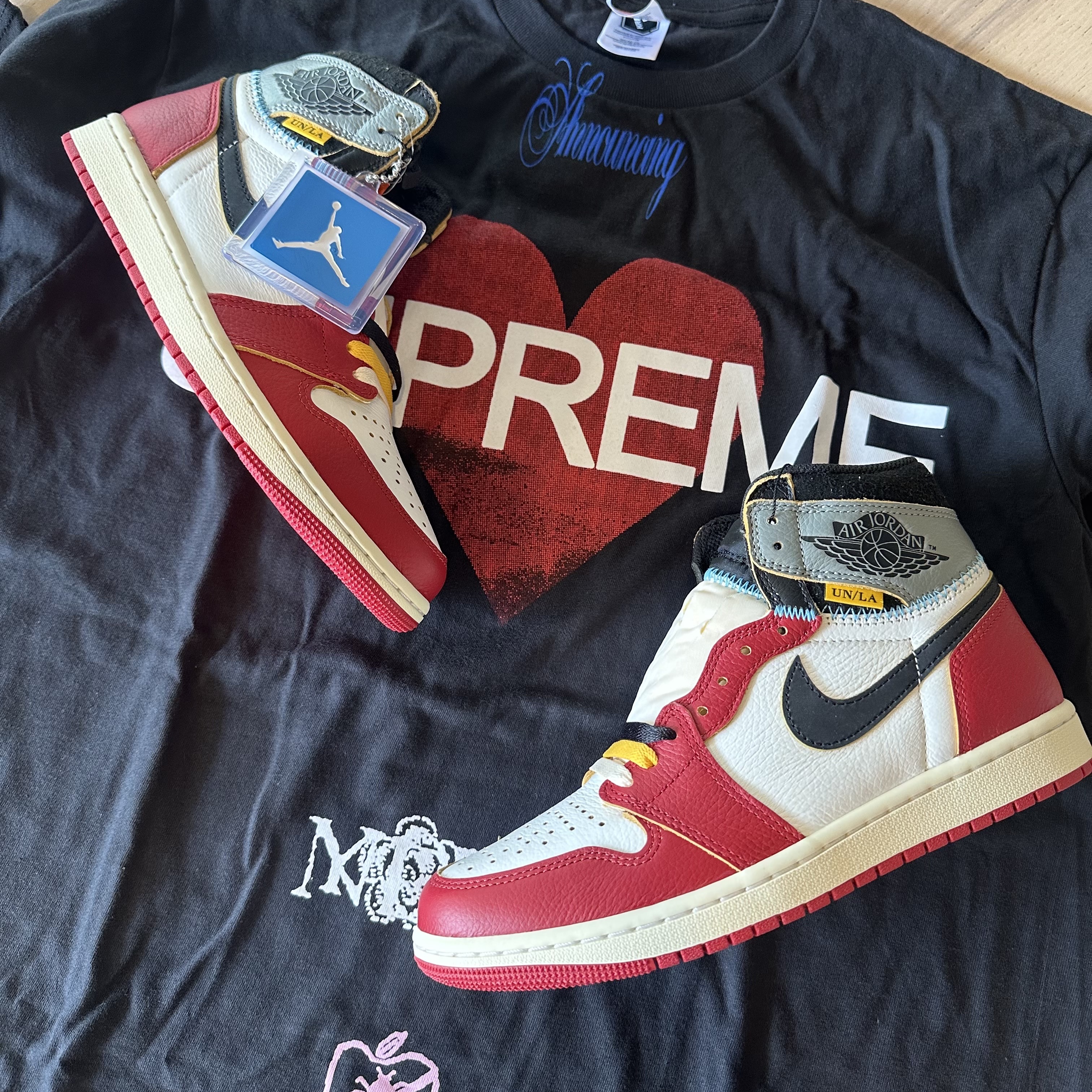 Jordan 1 x Union Retro High OG Chicago Shadow 착용 스타일