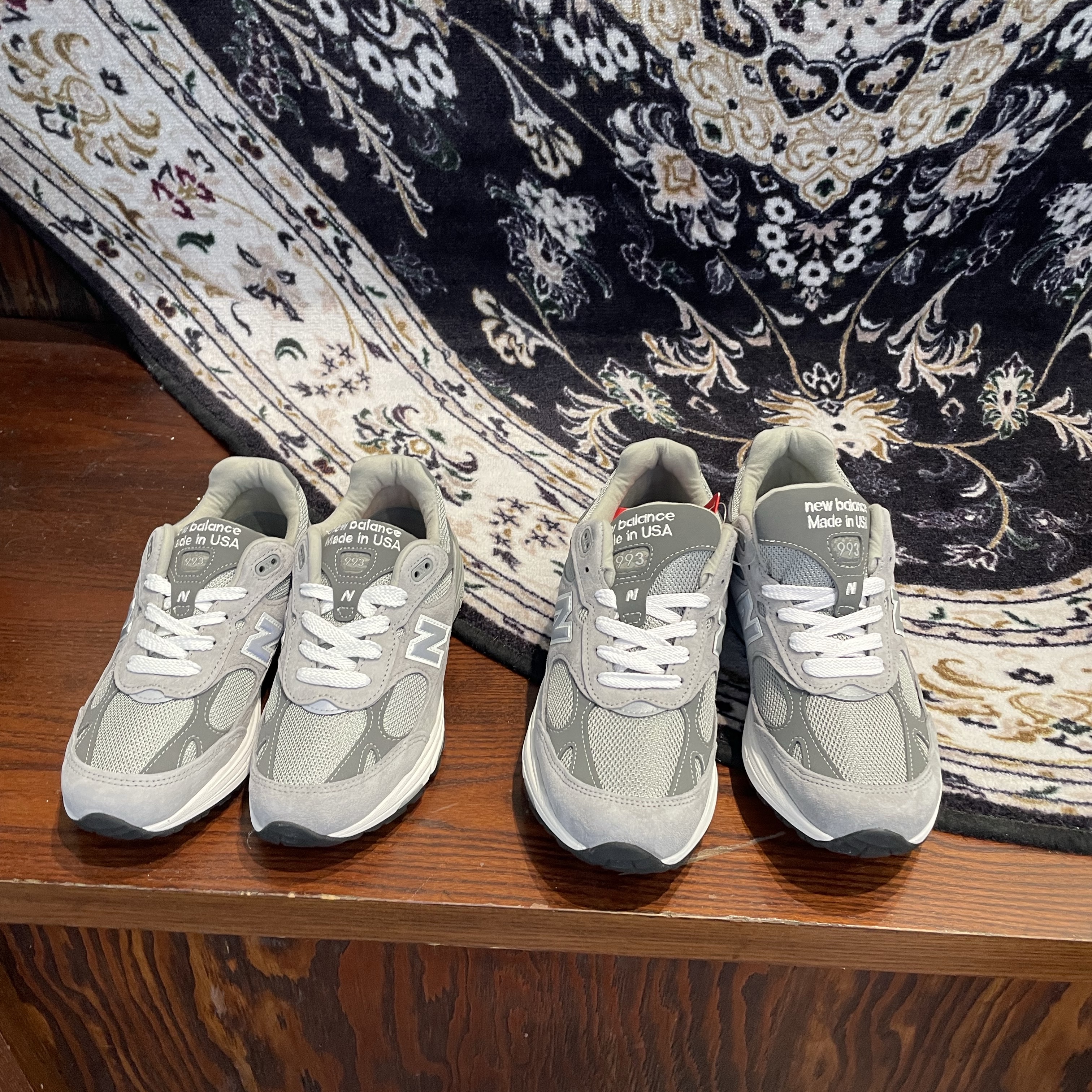New Balance 993 Made in USA Grey - D Standard 착용 스타일