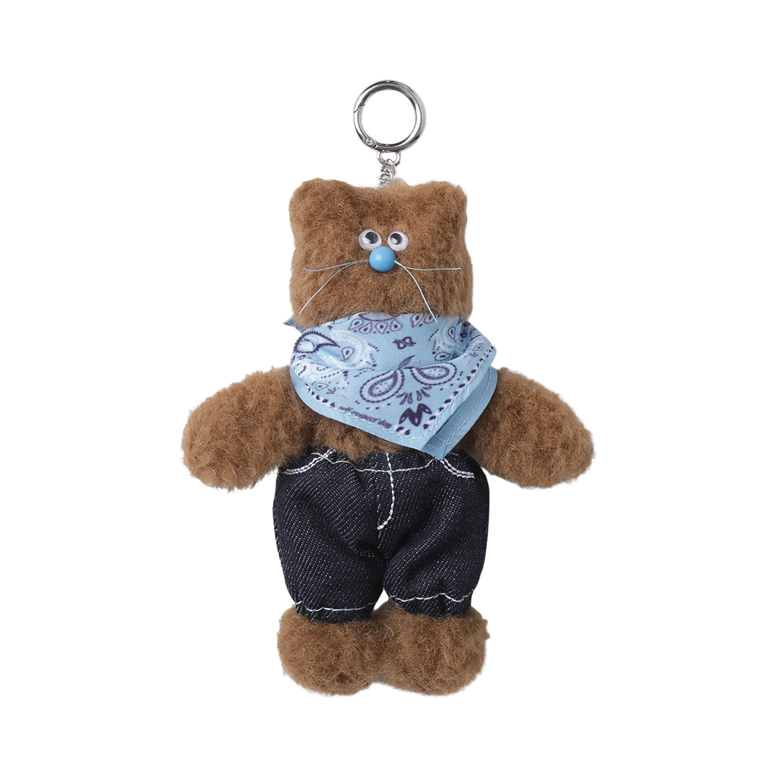 【Monamhee x Amoupre】 正規品★ Danhee Keyring Brown Monamhee x Amoupre Danhee Keyring Brown Plush Doll Bag Charm