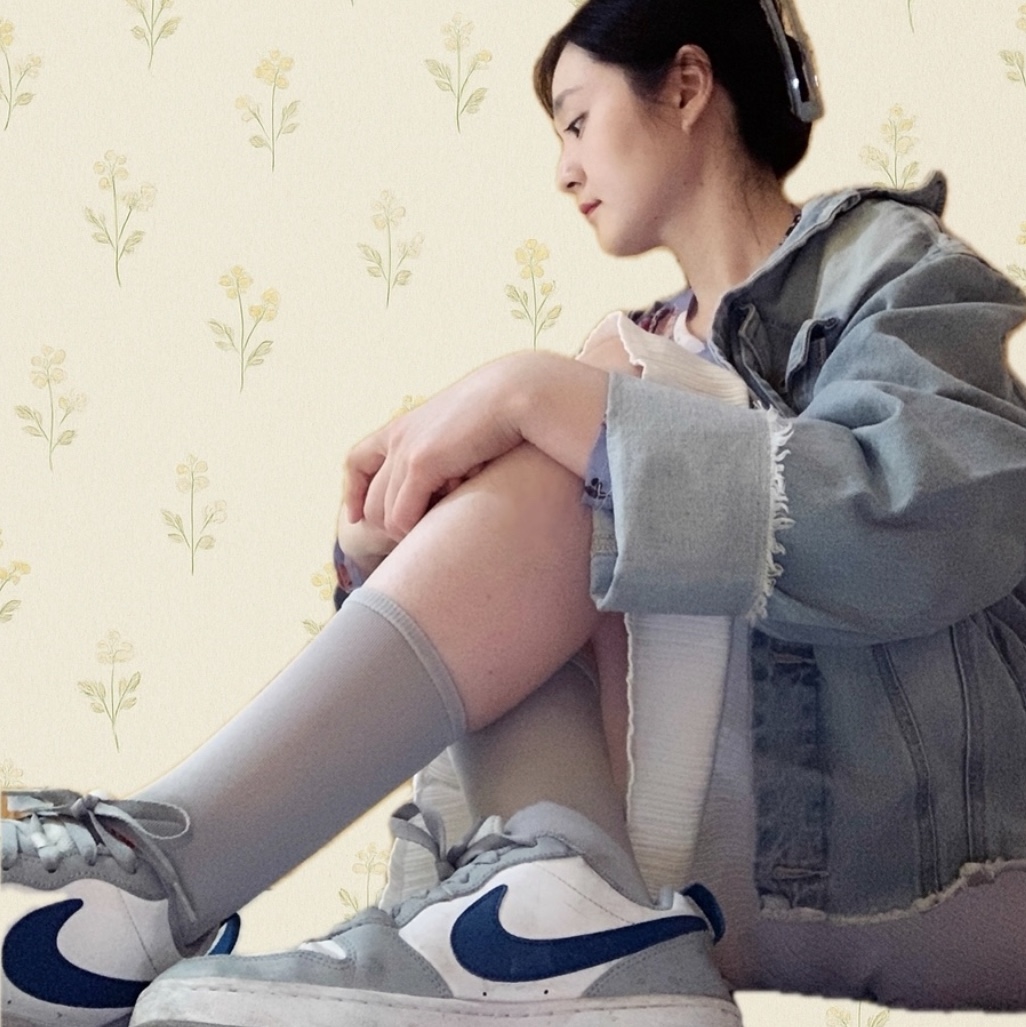 (GS) Nike Court Borough Low 2 Light Smoke Grey 착용 스타일