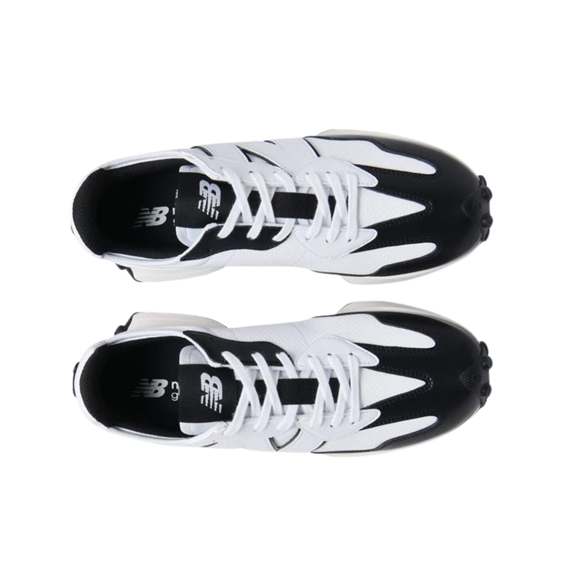 (W) 뉴발란스 327 골프 화이트 블랙 - D 스탠다드((W) New Balance 327 Golf White Black - D Standard) - 2