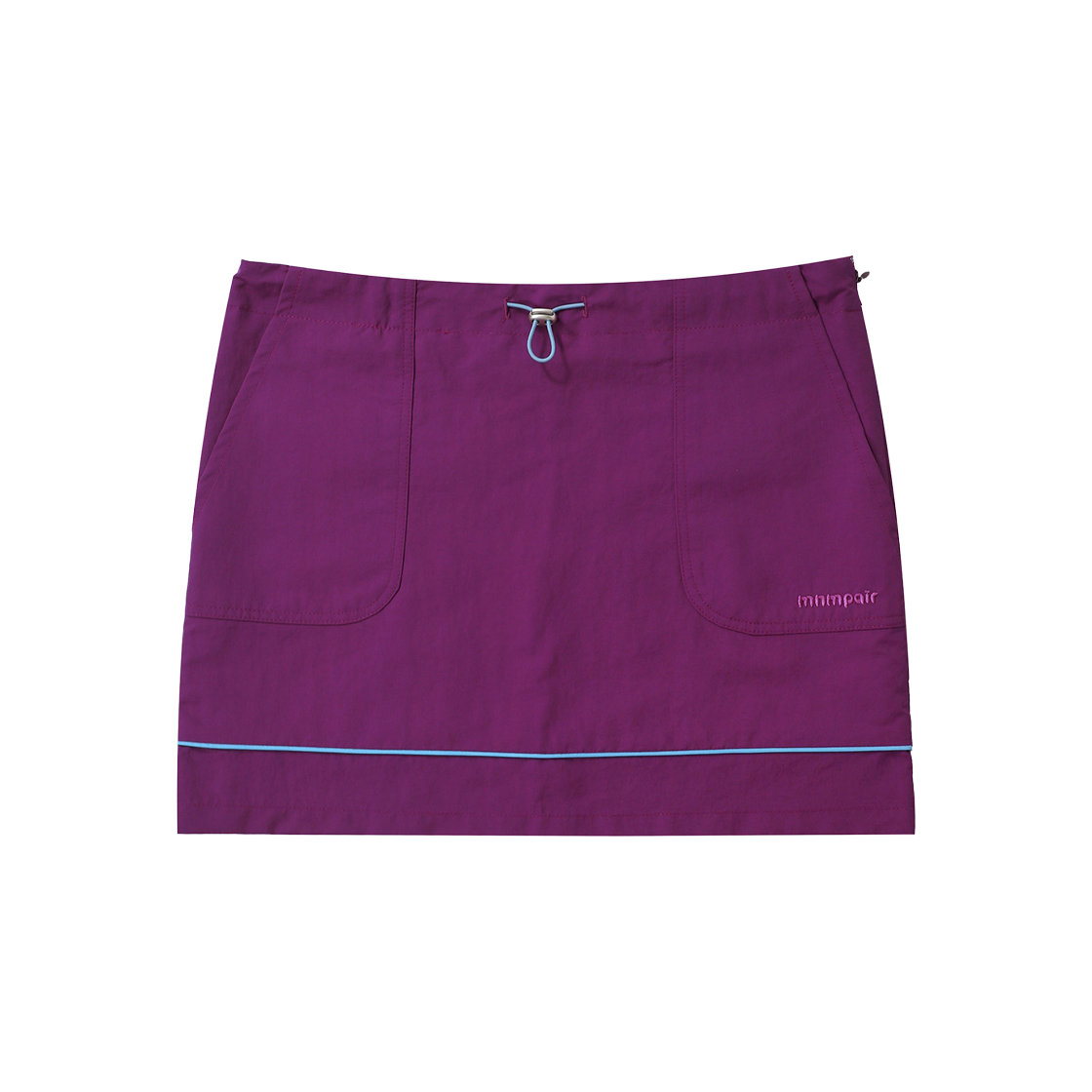MP22SSSK01PP mnmpair Nylon Skirt Purple - 대표 이미지 #1