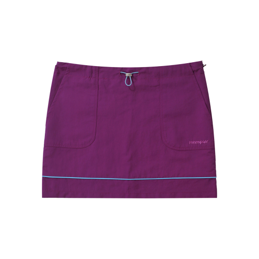 MP22SSSK01PP mnmpair Nylon Skirt Purple