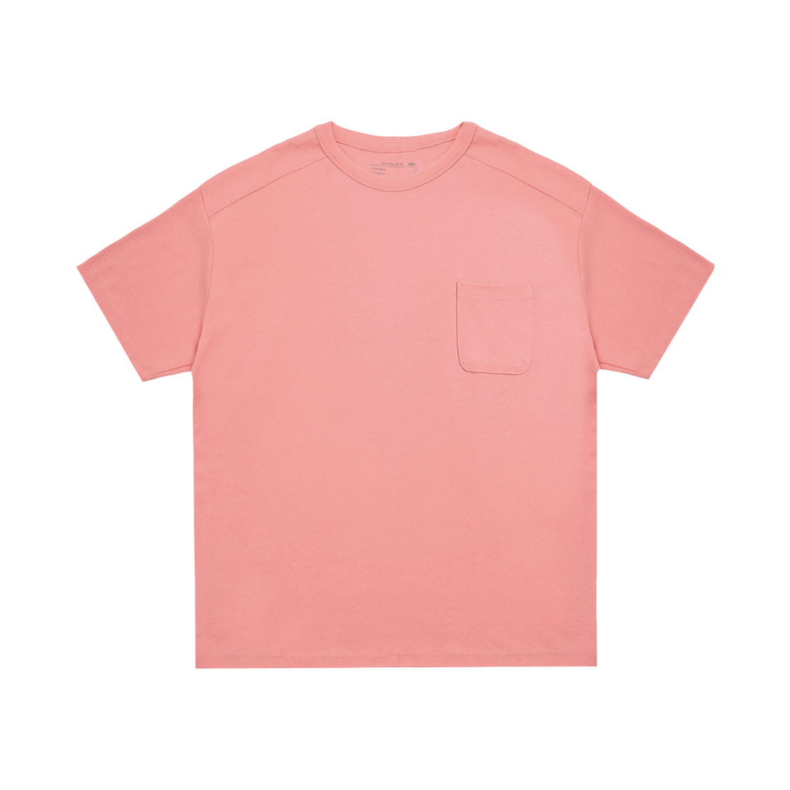 에스티유 포켓 티셔츠 핑크