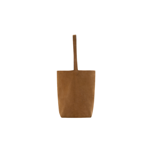 2502UBGBG0 STU Suede Shoulder Bag Camel