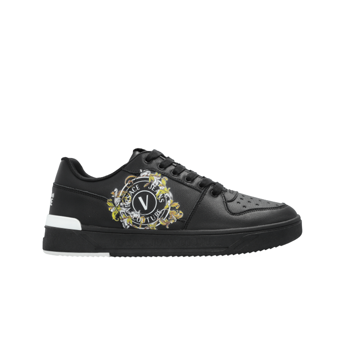 베르사체 진 꾸뛰르 로고 스니커즈 블랙(Versace Jeans Couture Logo Sneakers Black)