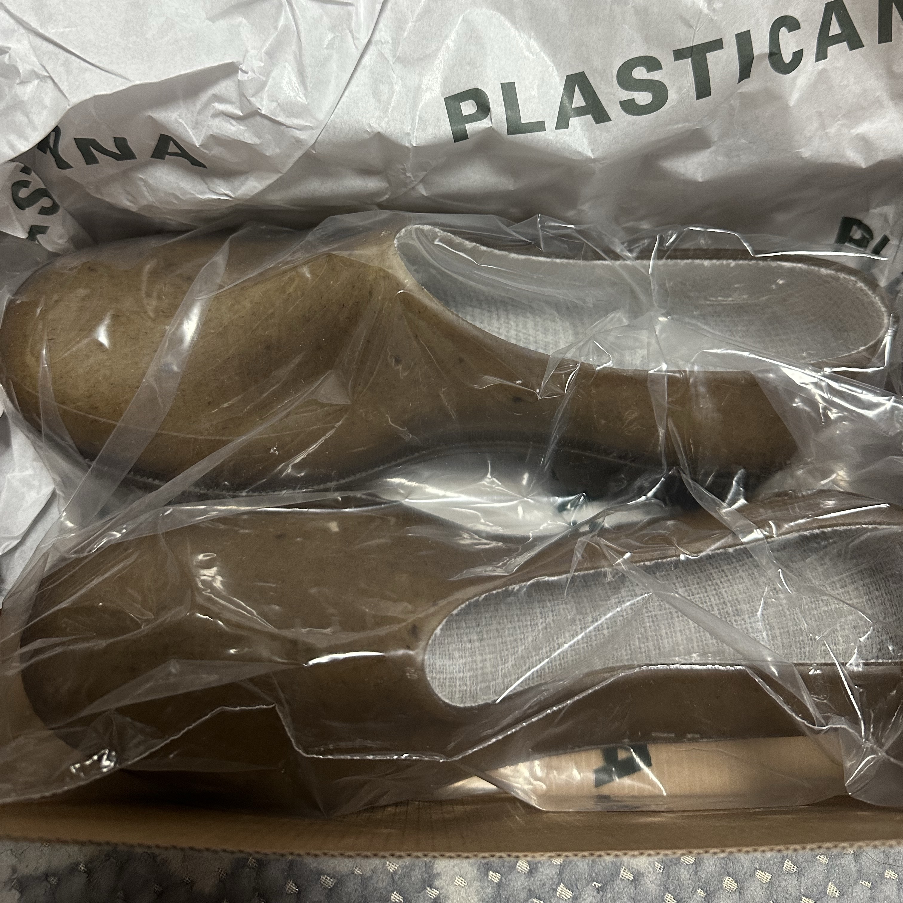 Plasticana Gardana Clog Chanvre - 25SS 착용 스타일