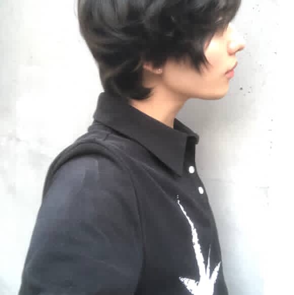 Smokeastar Smoke U Polo  Black, Smokeastar Diagonal Stud Zip Sweat Pants Black 착용 스타일 - 2