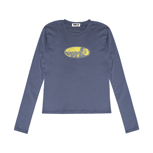 MP23FWLS02BL mnmpair Sade Longsleeve T-Shirts Blue