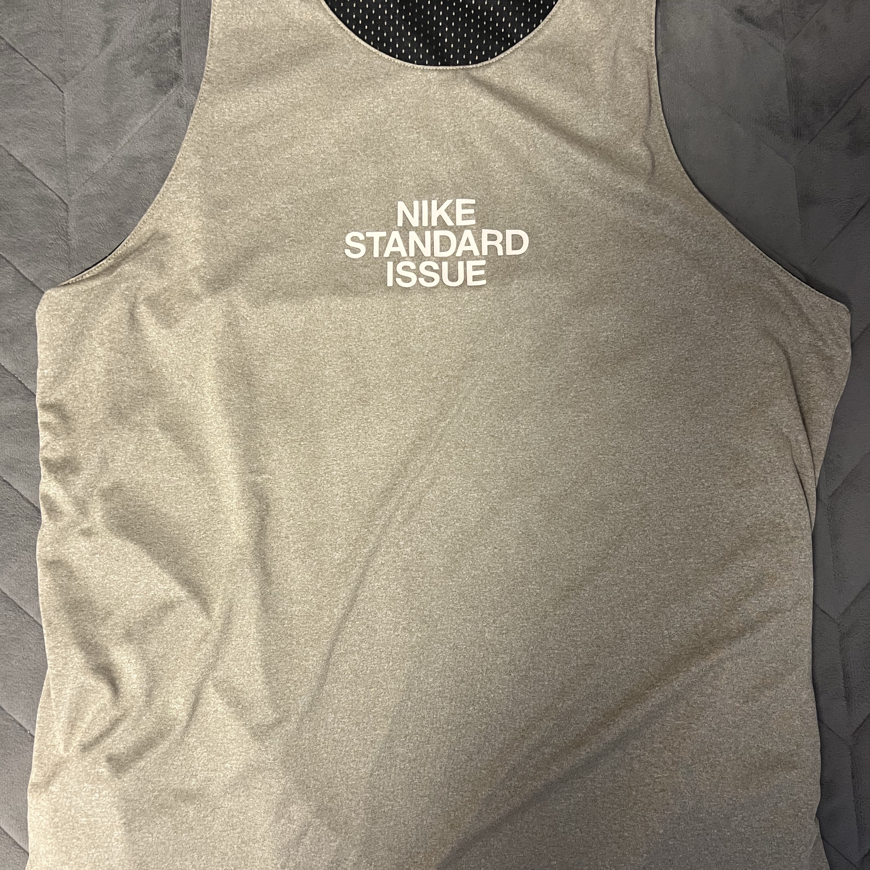 Nike Dri-Fit Standard Issue Tank Top Black - Asia 착용 스타일 - 2