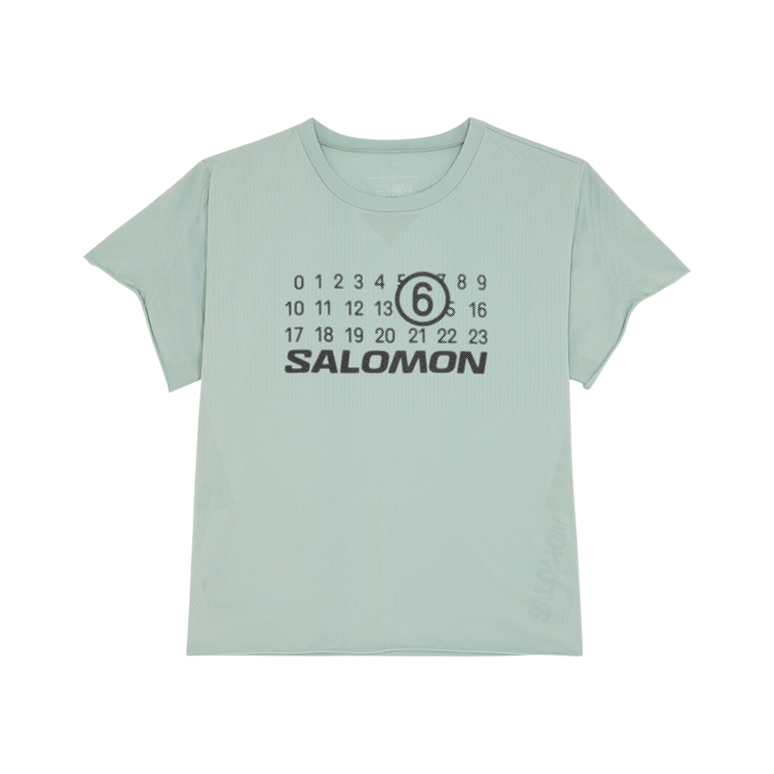(W) 살로몬 x MM6 메종 마르지엘라 심리스 티셔츠 라이트 블루((W) Salomon x MM6 Maison Margiela Seamless T-Shirt Light Blue)