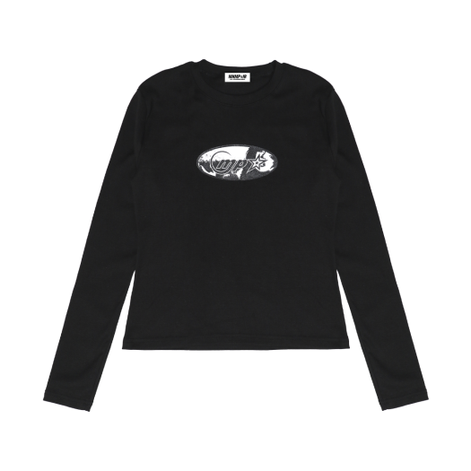MP23FWLS03BK mnmpair Sade Longsleeve T-Shirts Black
