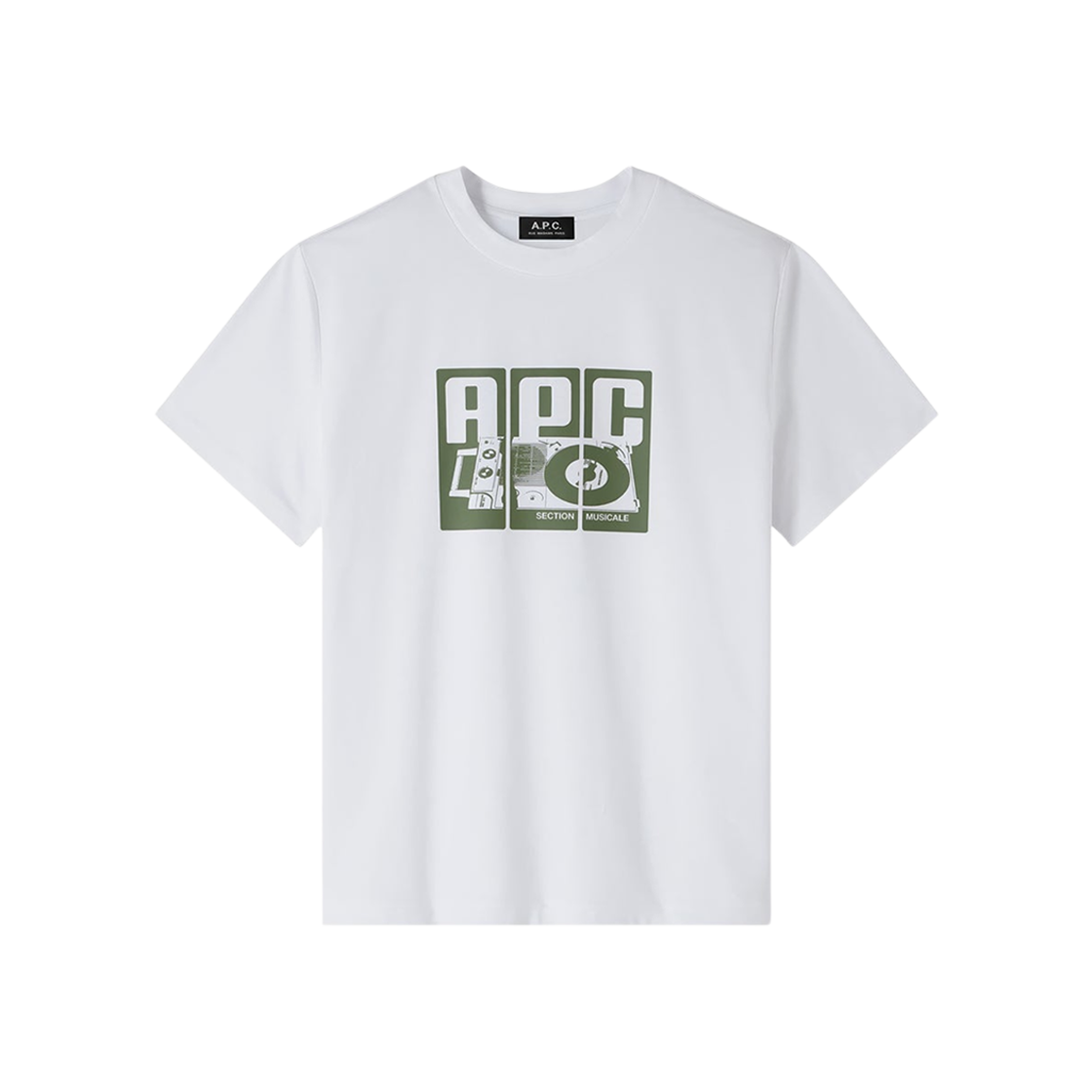 아페쎄 플래틴 티셔츠 화이트(A.P.C. Platine T-Shirt White) - 1