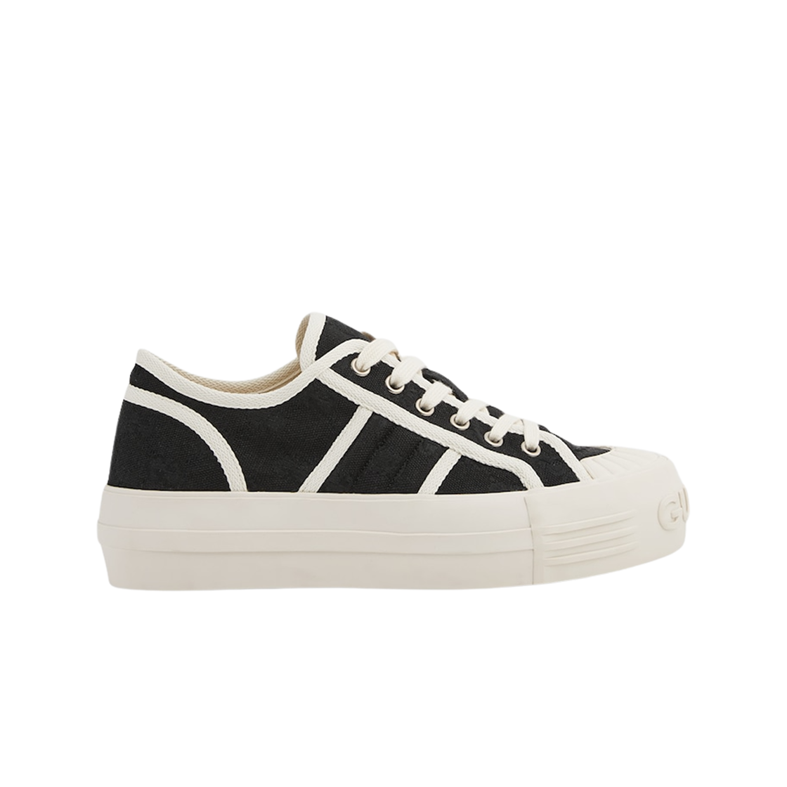 816879-FABZZ-1062 (W) Gucci GG Canvas Chunky Sneakers Black