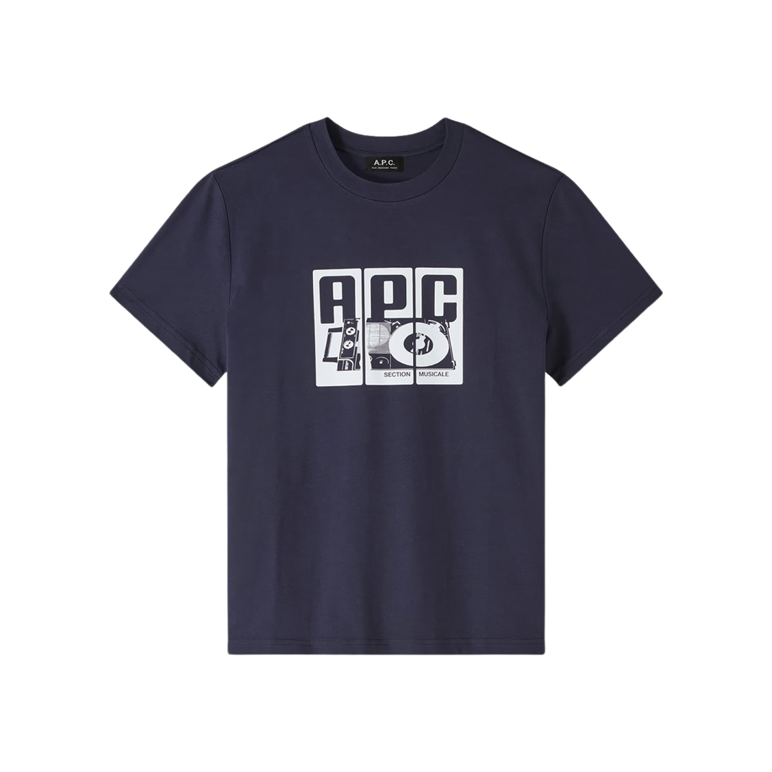 아페쎄 플래틴 티셔츠 다크 네이비(A.P.C. Platine T-Shirt Dark Navy) - 1