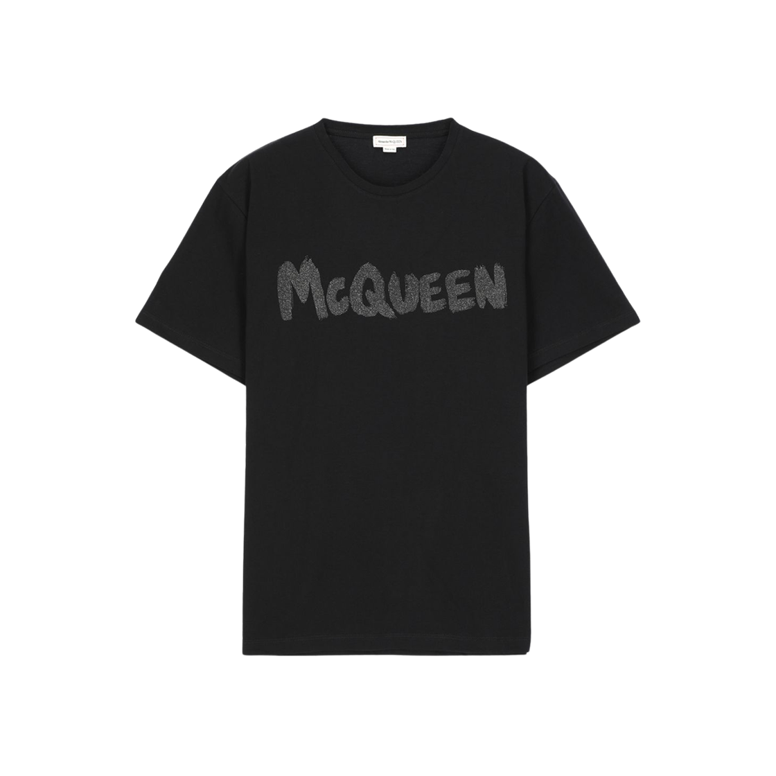 알렉산더 맥퀸 그래피티 티셔츠 블랙(Alexander McQueen Graffiti T-Shirt Black)