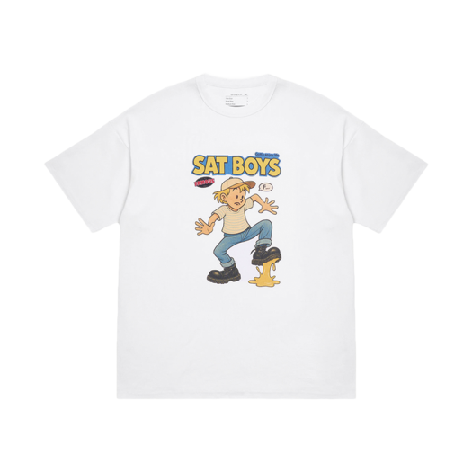 2502MSTWH(2) STU Sat Boys T-shirt White