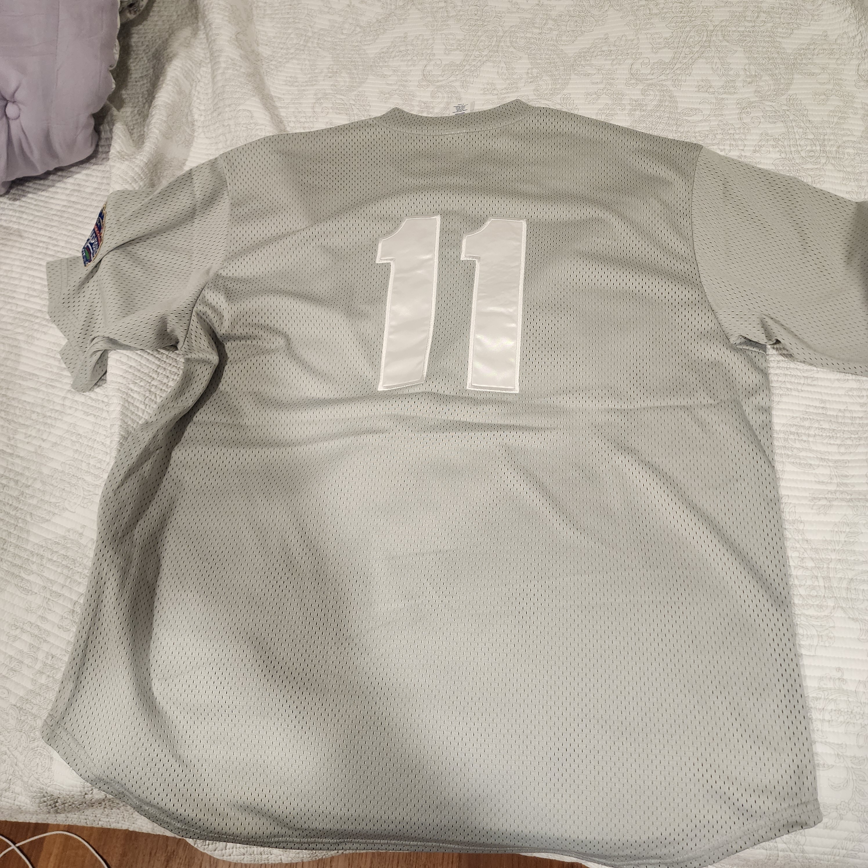 Supreme S Logo Baseball Henley Grey - 24FW 착용 스타일 - 2