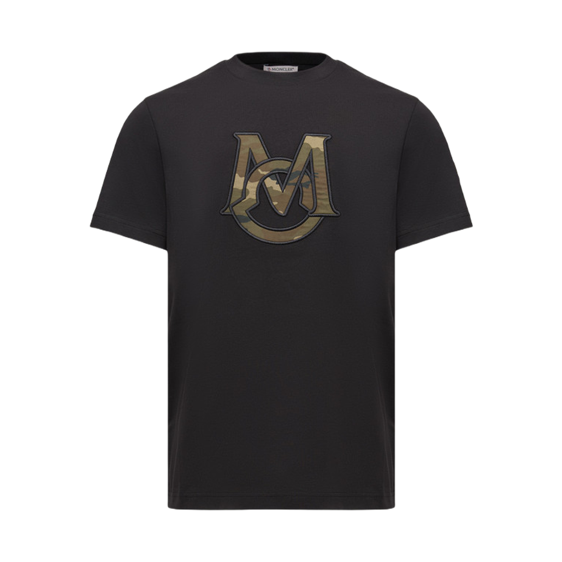 K2-091-8C00024-89AYY-999 Moncler Monogram Cotton T-Shirt Black - 25FW
