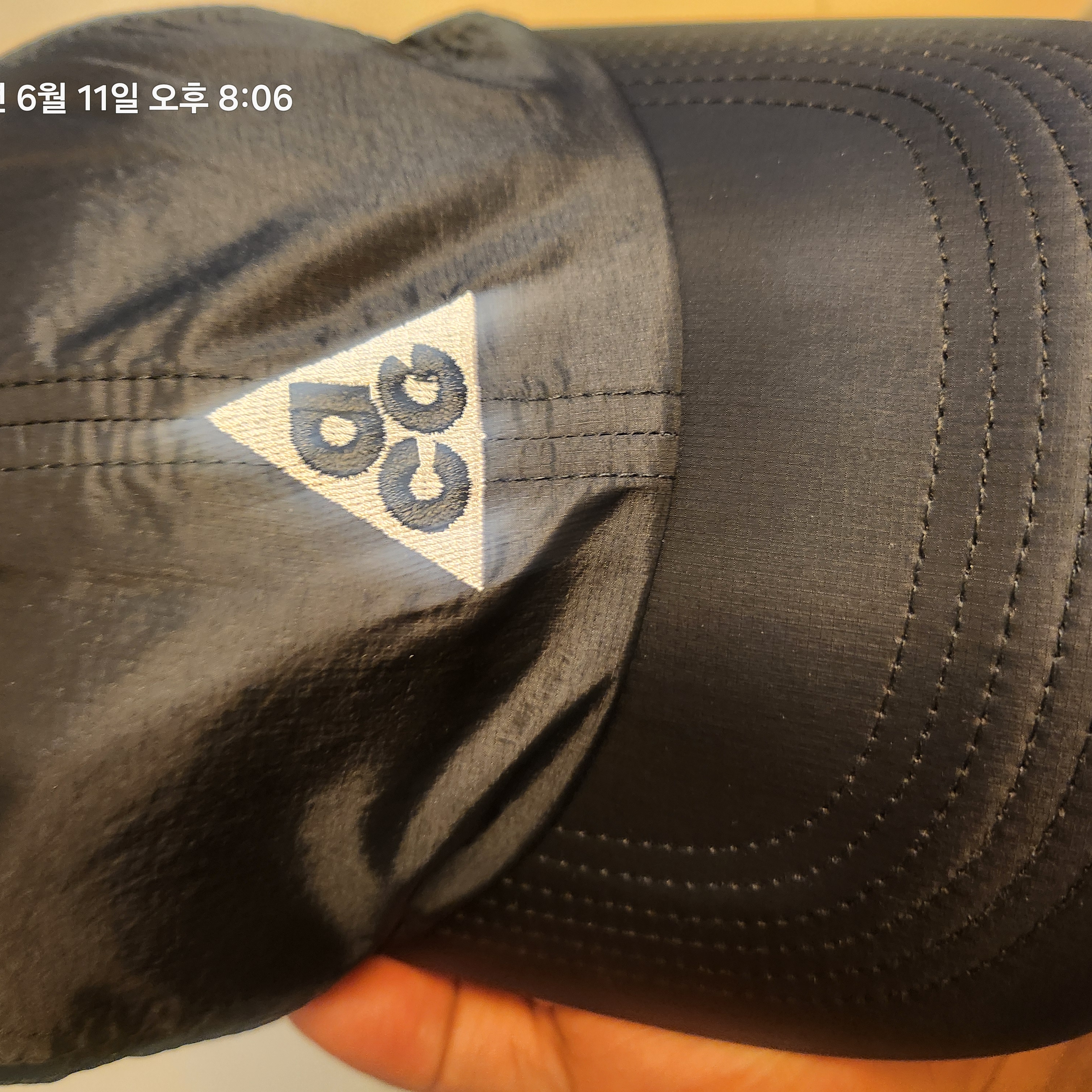 Nike ACG Trail Cap Black 착용 스타일