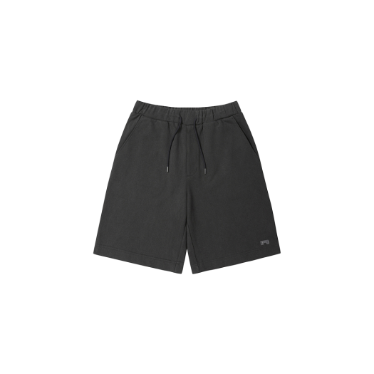 CWPAM25376GYD Customellow Dyed Sweat Shorts Dark Gray