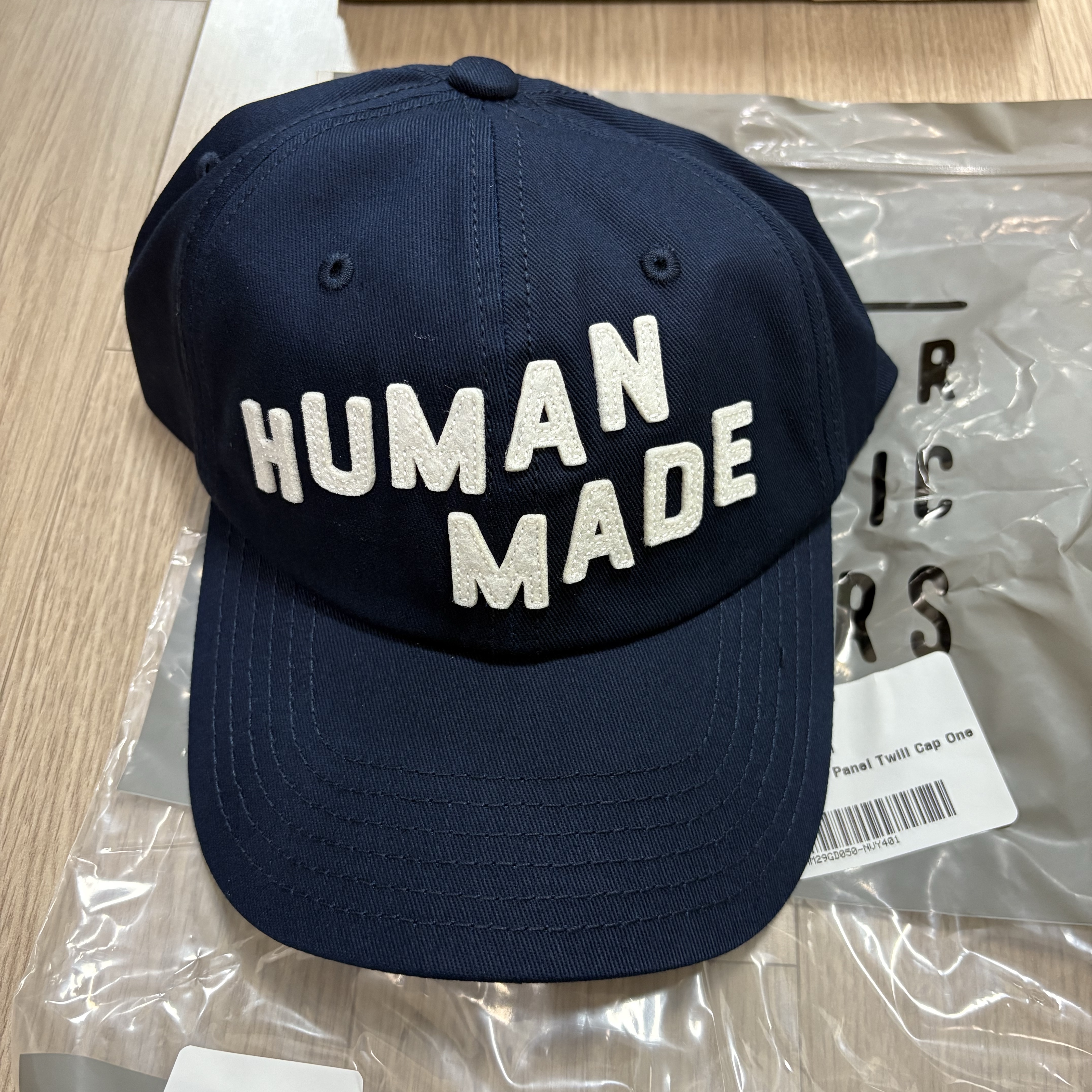 Human Made 6 Panel Twill Cap Navy 착용 스타일