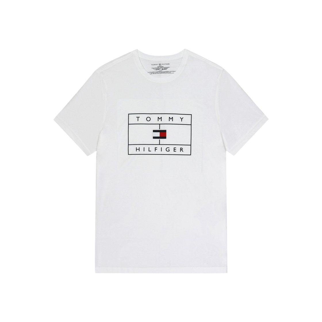 타미 힐피거 로고 티셔츠 화이트(Tommy Hilfiger Logo T-Shirt White)