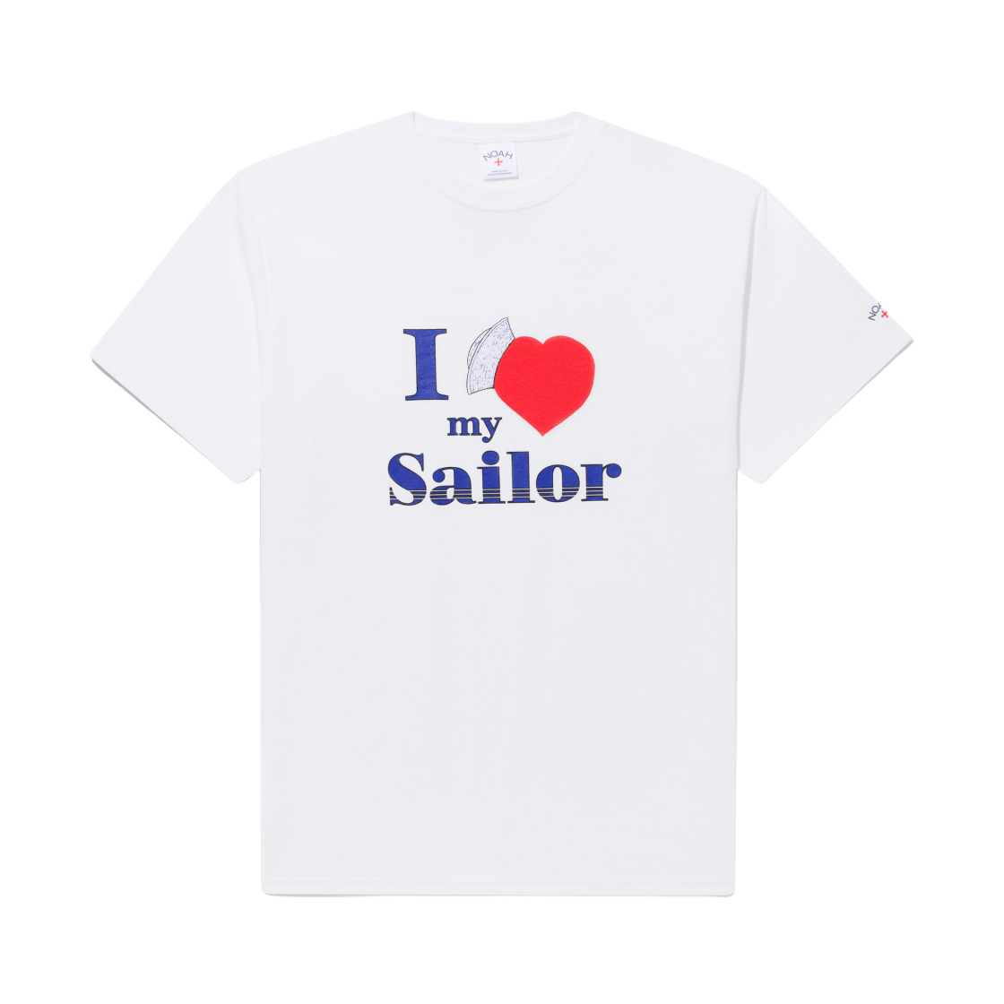노아 아이 러브 마이 세일러 티셔츠 화이트(Noah I Love My Sailor T-Shirt White)