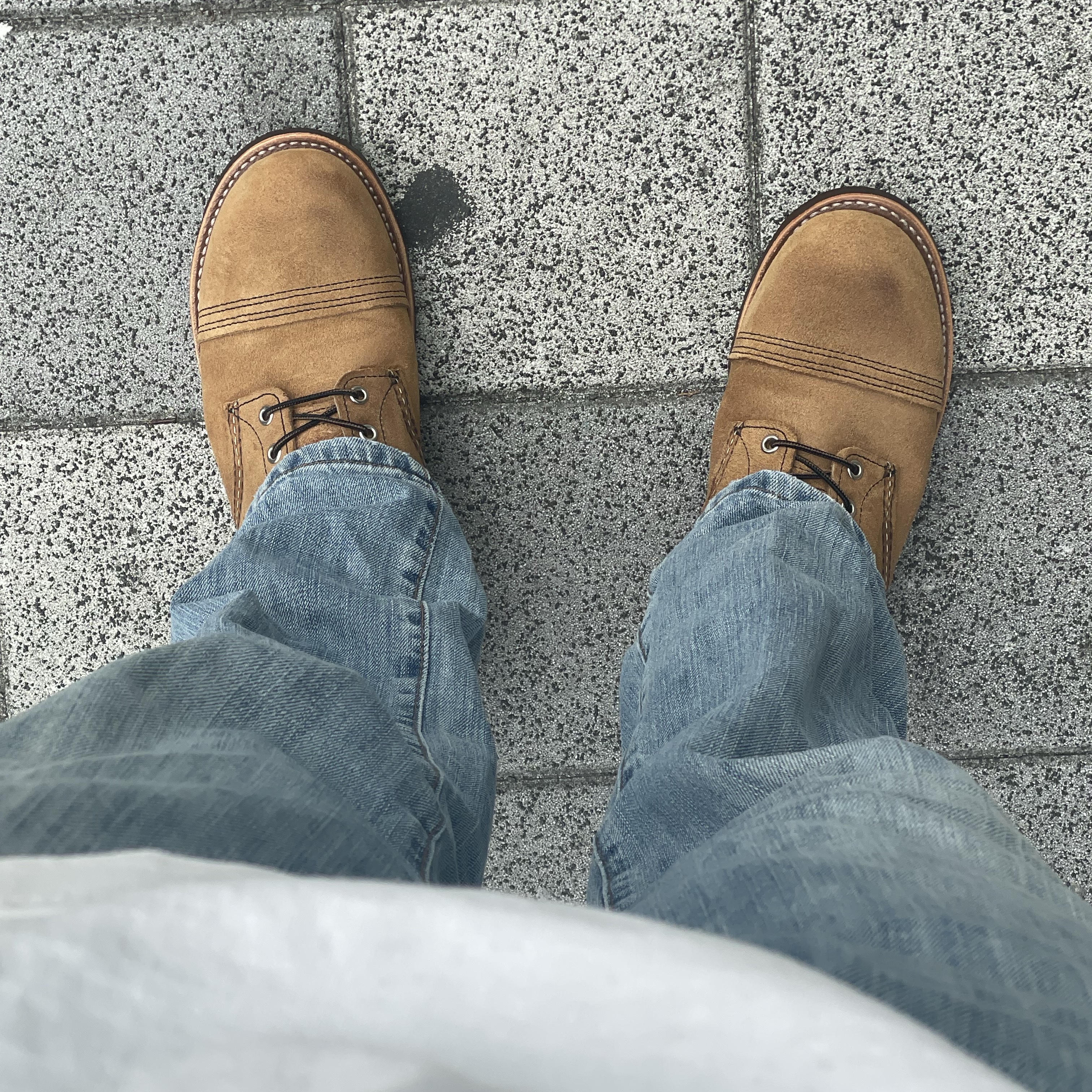 Red Wing Iron Ranger 8083 Hawthrone Muleskinner - D 착용 스타일 - 2