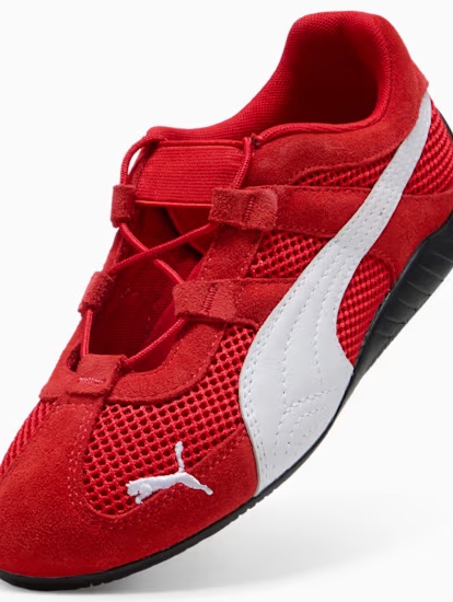(W) Puma Speedcat Go For All Time Red Puma White 착용 스타일 - 1