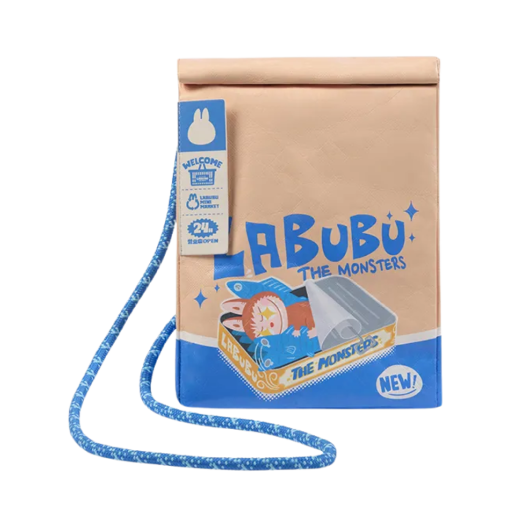 Pop Mart Labubu The Monsters Wacky Mart Series Messenger Bag