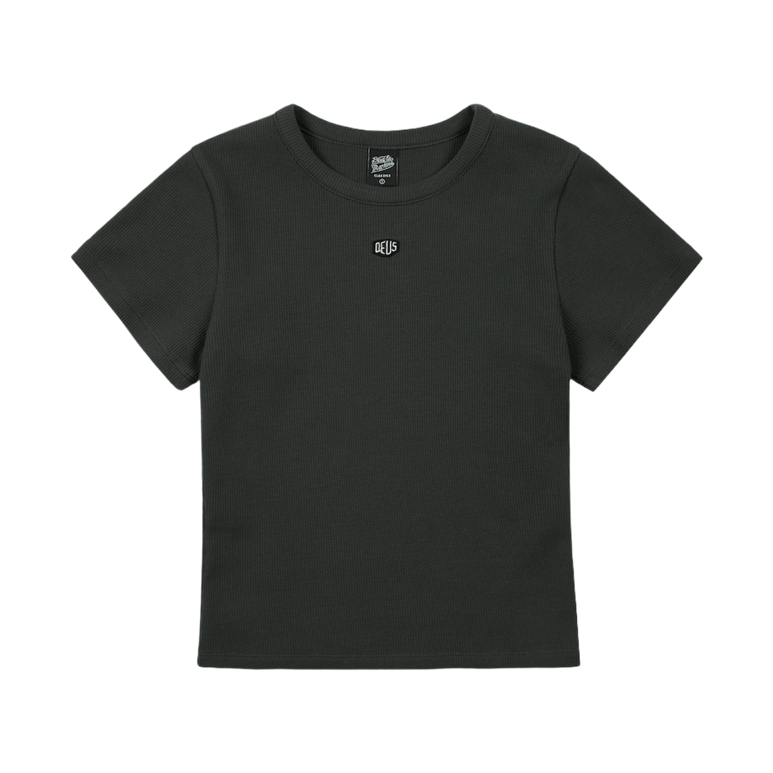- (W) Deus Ex Machina Small Shield Baby T-Shirt Charcoal