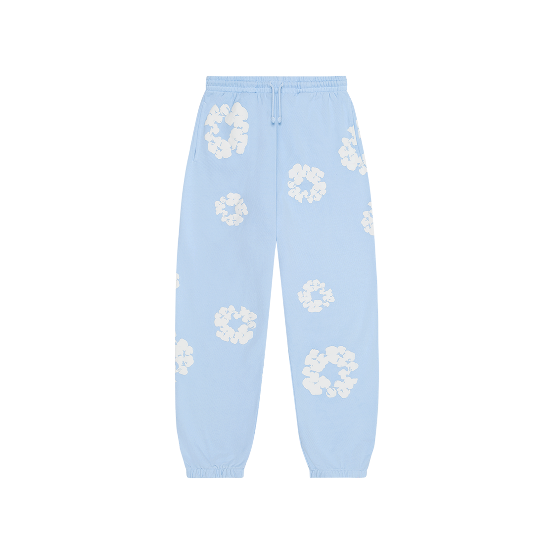 - Denim Tears The Cotton Wreath Sweatpants Powder Blue