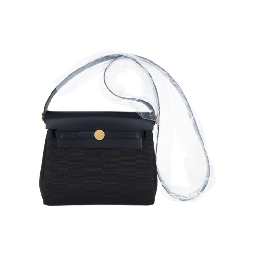 ITFNK8E62E5S Hermes Mini Herbag 20 Dark Bronze/Black Gold