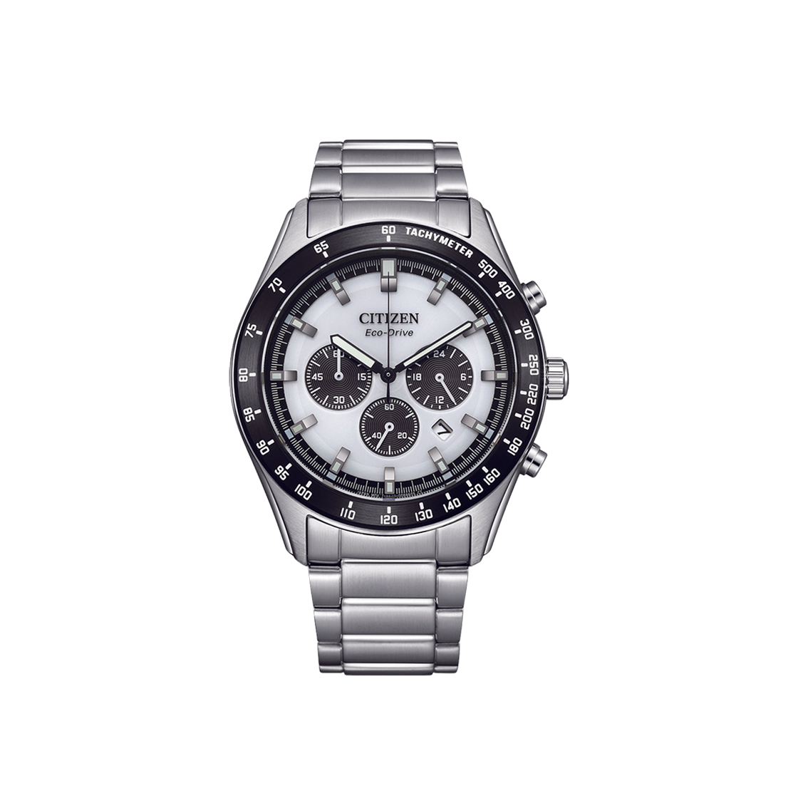 CA4674-58A Citizen Eco-Drive 43mm Stainless Steel White Silver