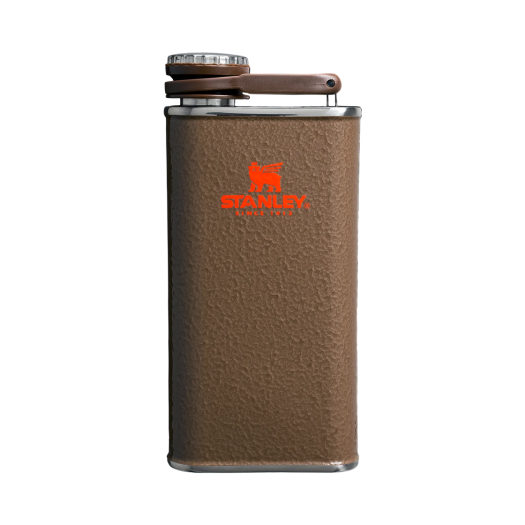 Stanley x The Post Malone Easy Fill Flask 236ml Hammertone Coyote Brown